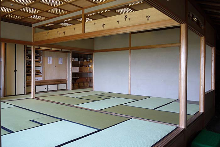 大阪城と和紙畳