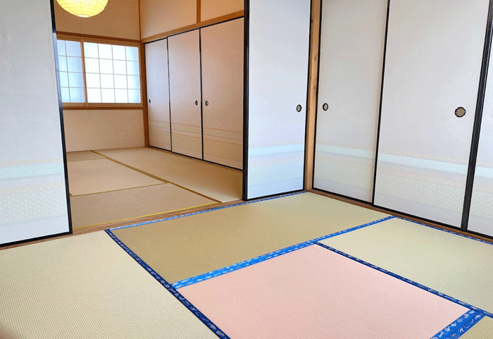 カラー畳ピンク
