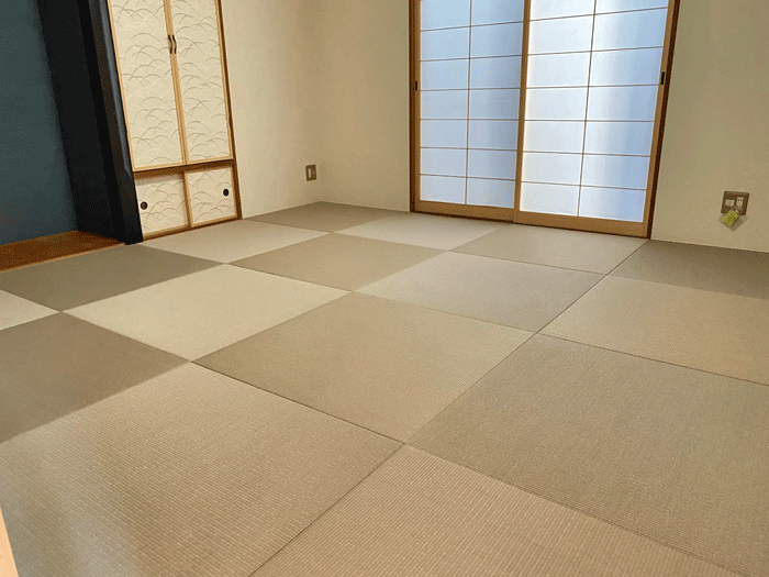 灰桜色のダイケン畳