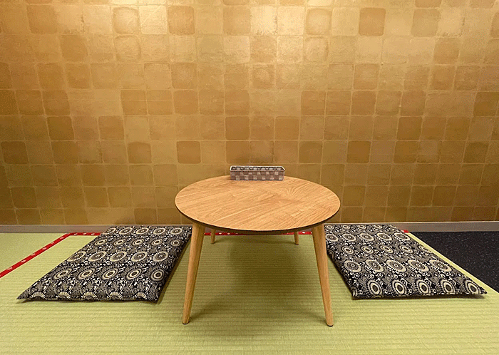 和紙畳で休憩空間