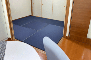 藍色のダイケン畳