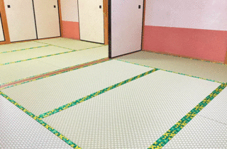 市松和紙畳