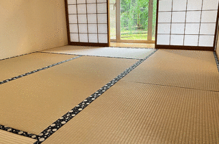 カラー和紙畳に表替え