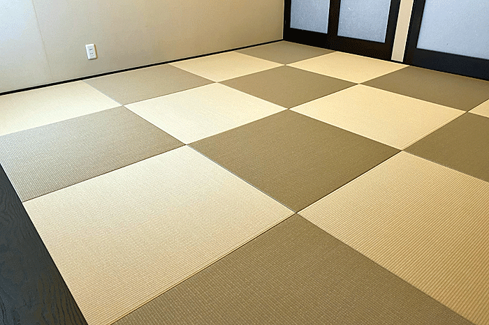 縁無し畳　和紙