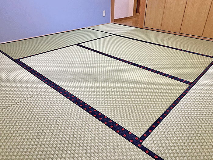 ダイケン銀白・市松畳