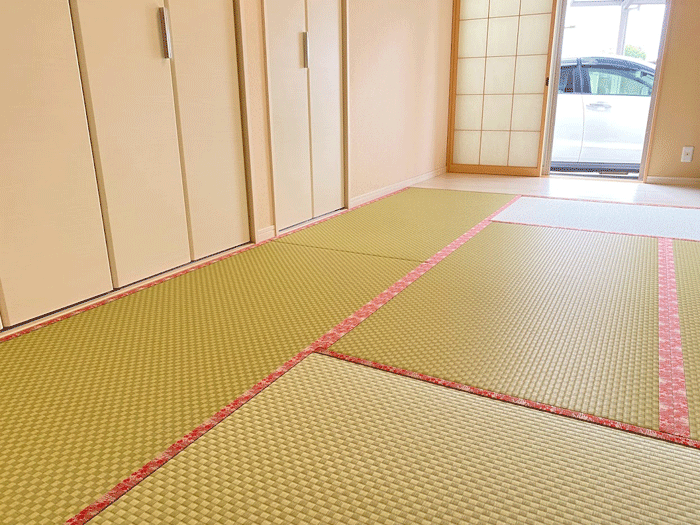市松和紙畳