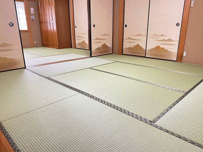 和紙畳　表替
