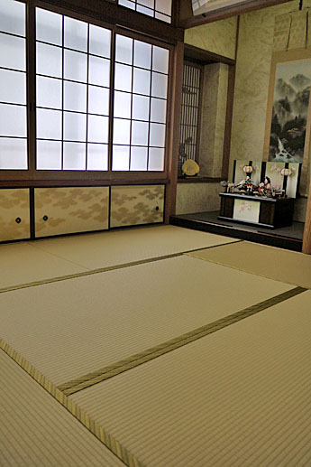 黄金畳　表替え