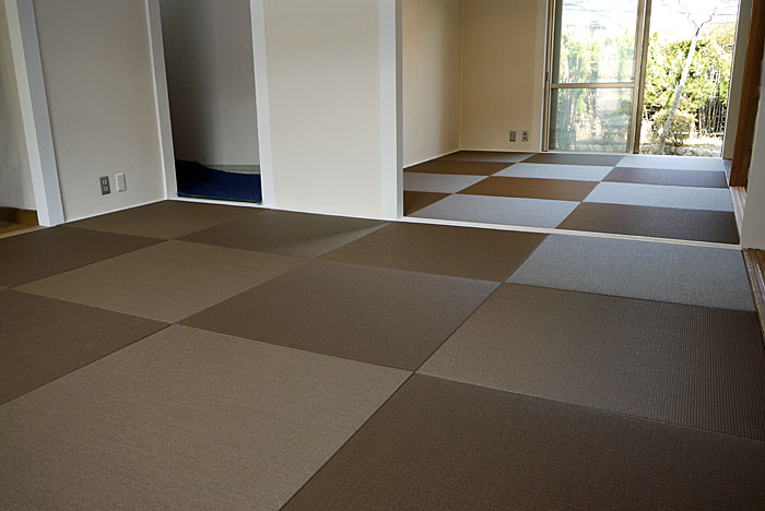 広間の琉球畳