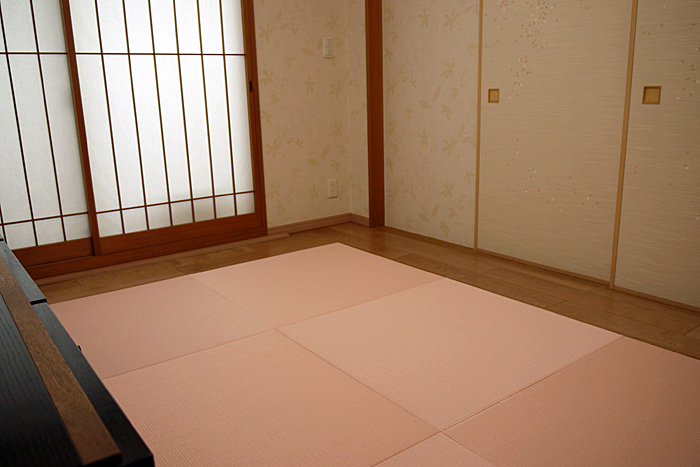 ﾋﾟﾝｸ和紙畳
