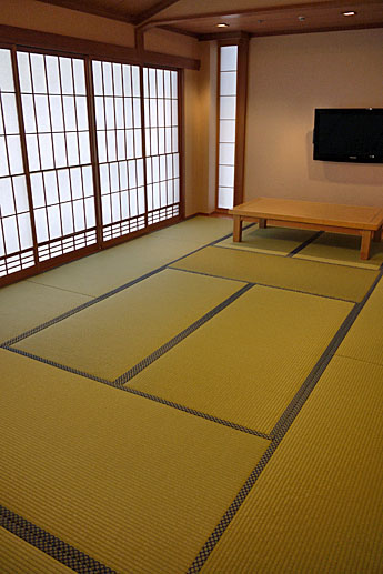 旅館の畳　大阪
