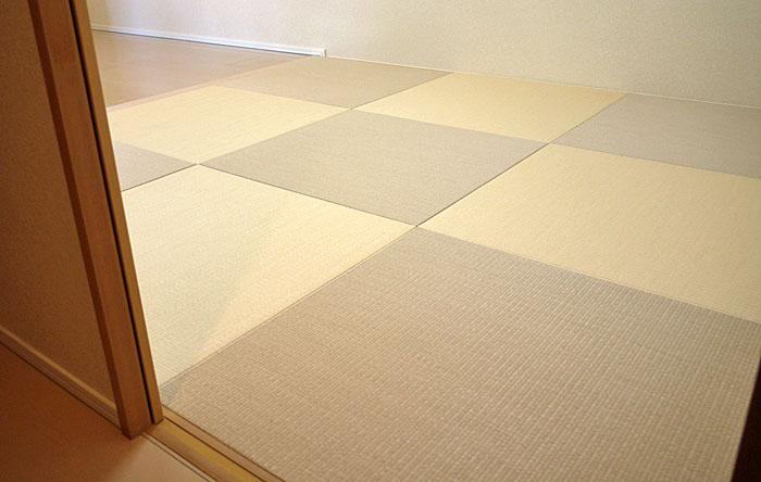 ２色の和紙畳