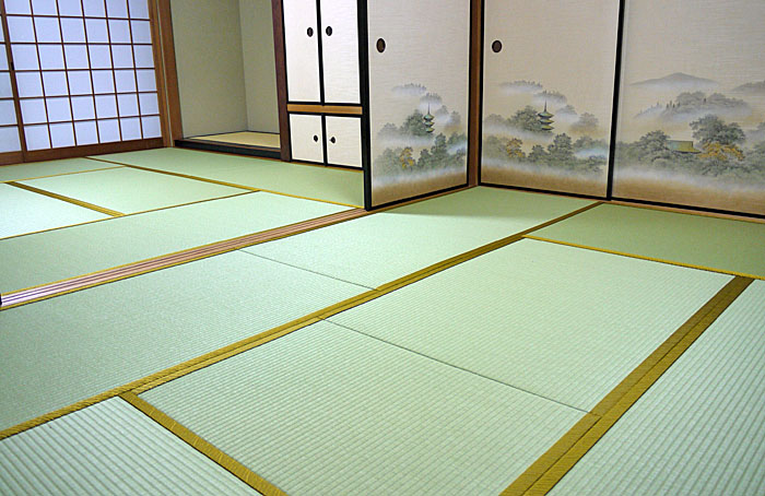 和紙畳に張替