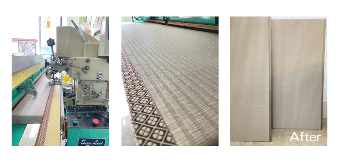 カラー畳に表替え