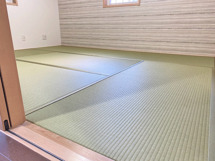 和紙畳に張替