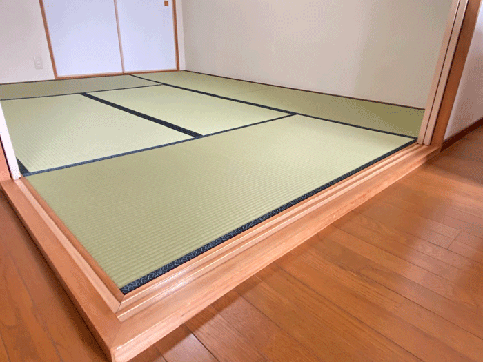 大阪　和紙畳新調