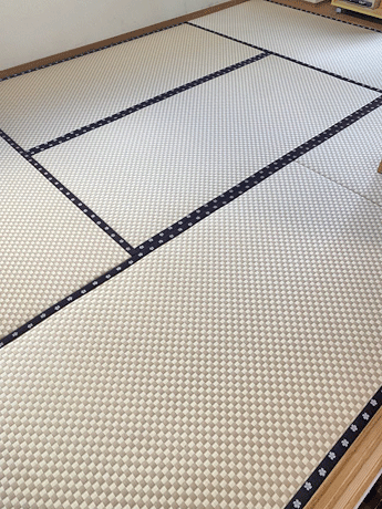 白市松　和紙畳