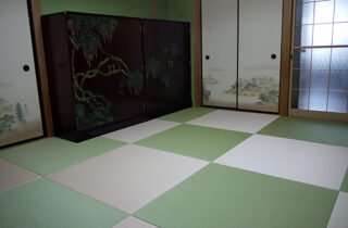 へりなしカラー畳　大阪