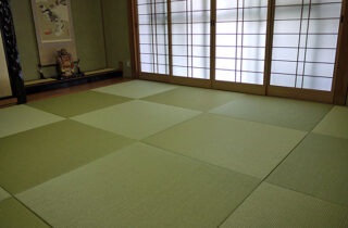 高級和紙畳床の間