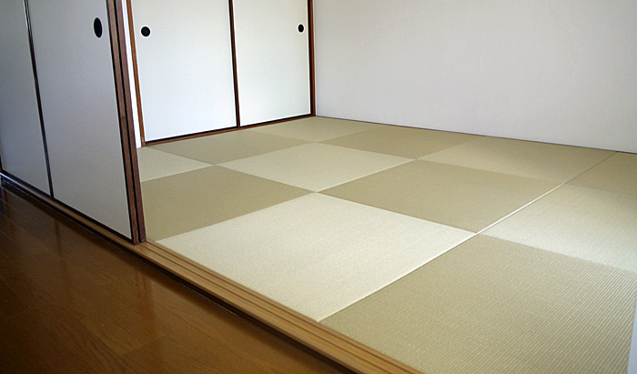 若草色へりなし畳