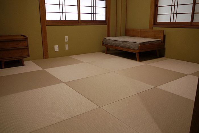 16枚敷き　縁無し畳