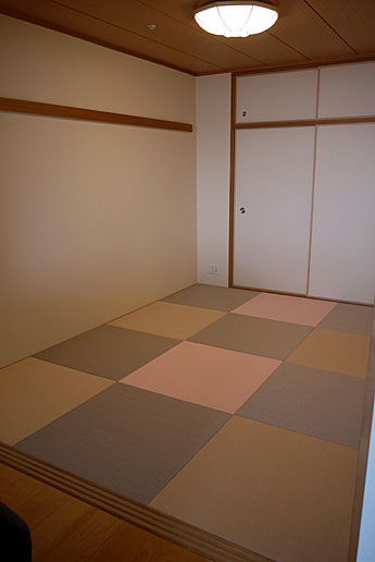 ３色和紙畳