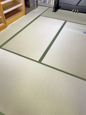 綺麗な和紙畳に