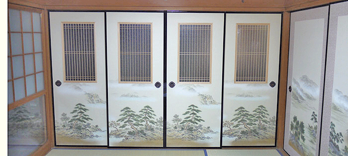 高級ふすま張替