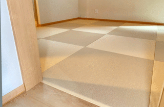 新築にダイケン和紙畳